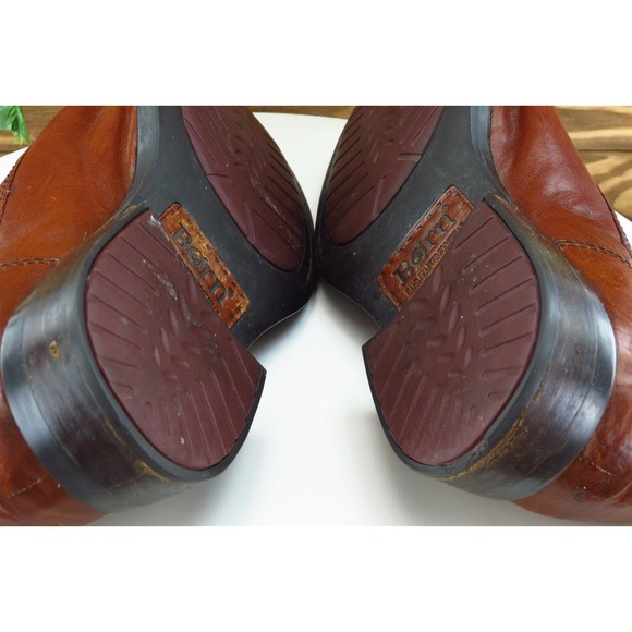 Born‎ crown Shoes Sz 10 M Brown Derby Oxfords Leather Men M2383 main image 7